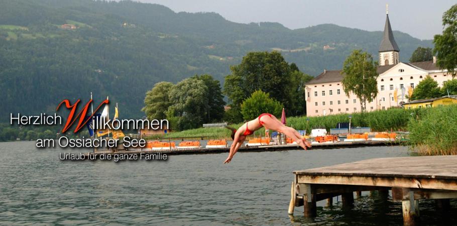 Gaestehaus Krappinger/Pizzeria Mamma Mia Ossiach Eksteriør billede
